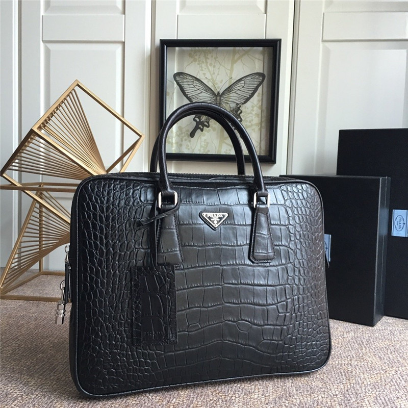 Prada briefcase replica on sale